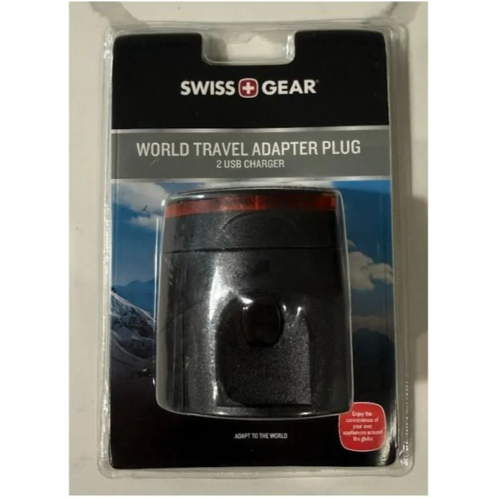 Swiss Gear World Travel Adapter Plug With 2 USB Charger